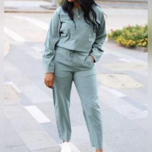 NWOT Lululemon Ventlight Zippered Jumpsuit green